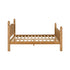 Corona 5FT Bed High Foot End - Distressed Waxed Pine